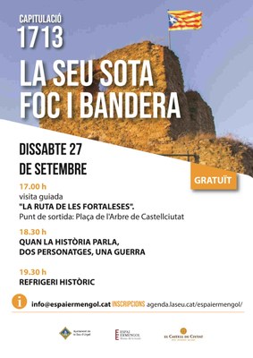 ‘La Seu sota foc i bandera. La capitulació de 1713’, activitat gratuïta que proposa l’Espai Ermengol per recordar el setge de Castellciutat