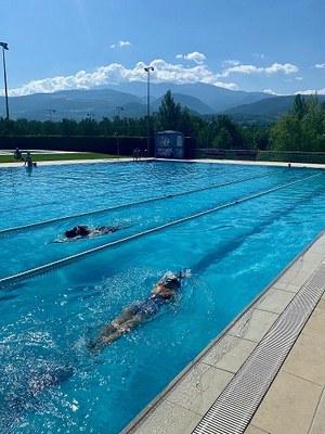 A partir d’avui es disposa de nous carrils a la piscina municipal de la Seu d’Urgell