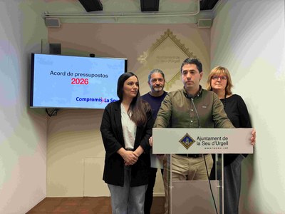 Acord per aprovar el pressupost municipal de la Seu 