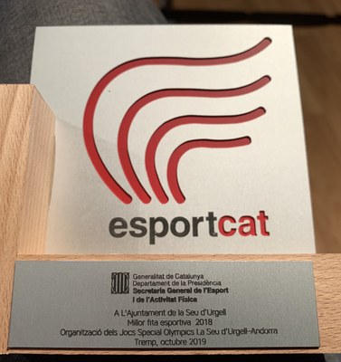 Acte de reconeixement a l'esport de l'Alt Pirineu i Aran pels èxits del 2018 