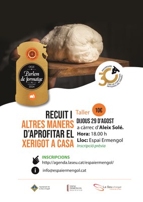 Aleix Solé donarà el tret de sortida al cicle Parlem de Formatge 2024 amb un taller sobre el xerigot