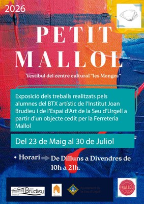 Alumnes de la Seu mostren la seva creativitat a l’exposició ‘Petit Mallol 2026’ 