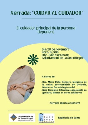 Amb la xerrada ‘Cuidar al cuidador’ es vol sensibilitzar i posar en valor la figura de les persones que cuiden a altres persones 