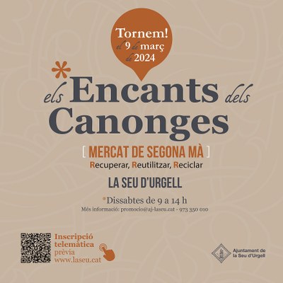 Aquest dissabte 9 de març torna el mercat de segona mà ‘Els Encants dels Canonges’ 