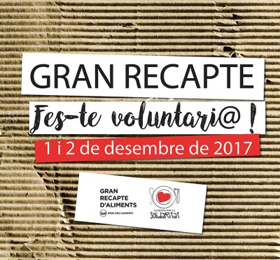 Arrenca la campanya a la Seu i comarca de captació de voluntaris per al Gran Recapte d’Aliments 