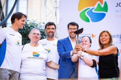 Barcelona, la primera ciutat en rebre la torxa olímpica dels Jocs Special Olympics 2018