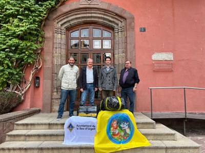Cruzada por la Alegría presenta tot el material mèdic recollit a través d’una subvenció de l’Ajuntament de la Seu d’Urgell