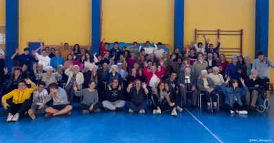 Darrera sessió del projecte 'Tots som joves, tots som grans' d'aquest curs escolar 