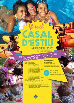 Demà s'obren les inscripcions tant telemàtiques com presencials per al Casal Municipal d'estiu de la Seu d'Urgell 