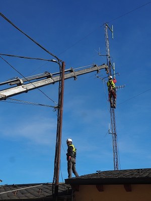 Desmantellades les antenes dels antics estudis de RàdioSeu 