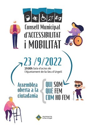 El Consell Municipal d’Accessibilitat i Mobilitat de la Seu d’Urgell celebra la seva primera assemblea oberta a la ciutadania 
