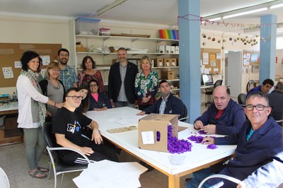 El nou alcalde de la Seu d'Urgell, Jordi Fàbrega, visita el Centre Claror