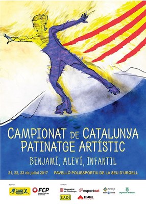 El pavelló poliesportiu de la Seu d’Urgell acull el Campionat de Catalunya de Patinatge Artístic de les categories benjamí, aleví i infantil 