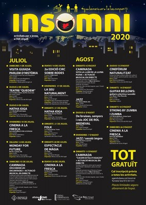 El programa d'oci nocturn Insomni ofereix una vintena d'activitats aquest estiu a la Seu d’Urgell