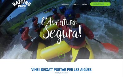 El Rafting Parc de la Seu estrena nou web que permet comprar les activitats on-line