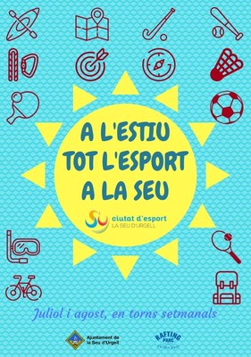 El Servei Municipal d’Esports obrirà dilluns vinent les inscripcions per les estades esportives d’estiu per a infants i adolescents 