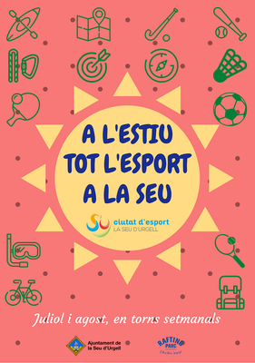 El Servei Municipal d’Esports obrirà el 15 de juny les inscripcions online de les estades esportives d’estiu per a infants i adolescents 