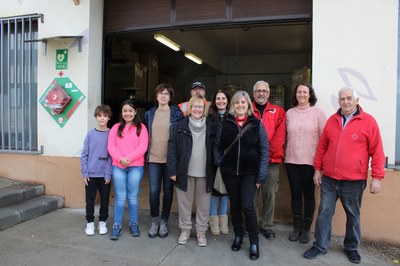 El tió solidari de l’escola Albert Vives recull 406 quilos d’aliments per al projecte Aliments per la Solidaritat de la Seu i Alt Urgell 