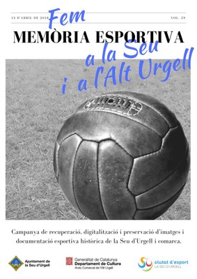 Es reactiva la campanya ‘Fem memòria esportiva a la Seu i a l’Alt Urgell’