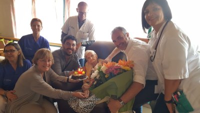 Felicitació institucional a la padrina urgellenca que ha fet 108 anys 