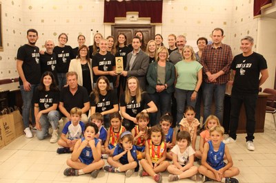 Felicitació institucional al Cadí La Seu com a campiones de la 35a Lliga Catalana Femenina AON
