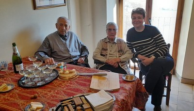 Felicitació institucional al veí de Castellciutat Agustí Solans pels seus 104 anys