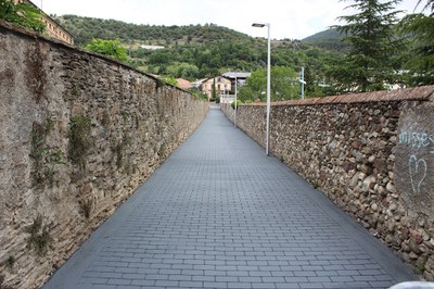 Finalitzades les obres de pavimentació dels carrers Fra Andreu Capella i Bellavista de la Seu d'Urgell