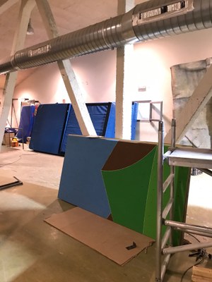 En marxa les obres de remodelació i ampliació del búlder municipal d'escalada 