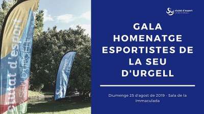 Homenatge de reconeixement a esportistes de la Seu d’Urgell 