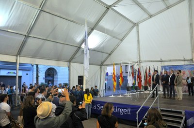 Inaugurada la Copa del Món Canoe Slalom 2022 de la Seu d'Urgell 