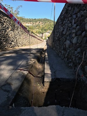 Iniciades les obres de reurbanització del carrer Bellavista 
