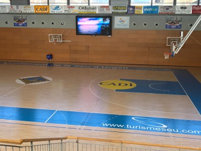 Instal·lat un nou marcador electrònic al Palau Municipal d’Esports 