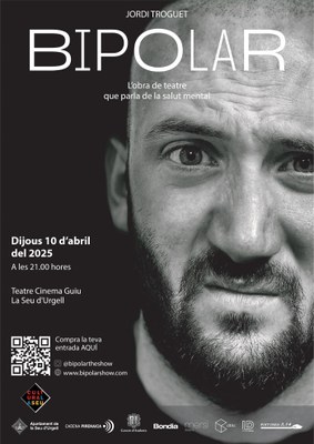 Jordi Troguet porta a la Seu d’Urgell ‘Bipolar’, obra de teatre que parla de la salut mental amb humor i sàtira  