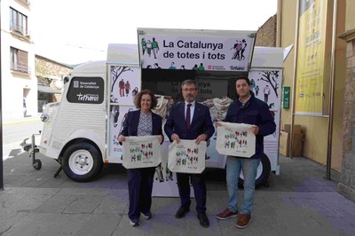 L’‘info truck’ del Govern de la Generalitat arriba a la Seu per explicar les inversions estratègiques a l’Alt Urgell