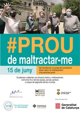 L’Alt Urgell s’adhereix al Dia Mundial per a la presa de consciència sobre l’abús i el maltractament a les persones grans