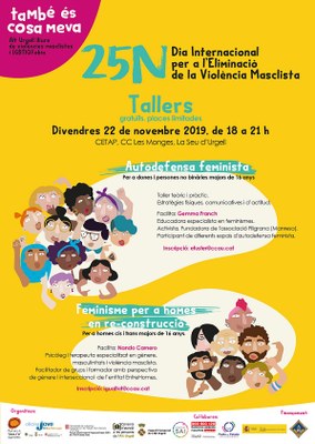 L’Alt Urgell s’implica amb diversos actes en el Dia Internacional per a l’eliminació de violències masclistes i LGBTIfòbia