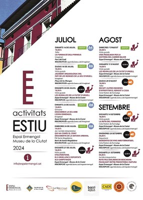 L’Espai Ermengol presenta una programació estiuenca amb 13 propostes culturals per a tots els públics 