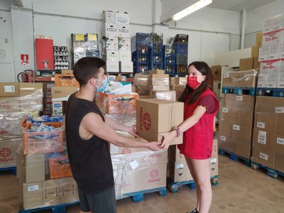 L’ONG Latter-day Saint Charities fa una donació de productes infantils a Aliments per la Solidaritat de l’Alt Urgell