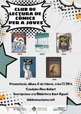 La Biblioteca Sant Agustí llança un nou club de lectura de còmic per a joves