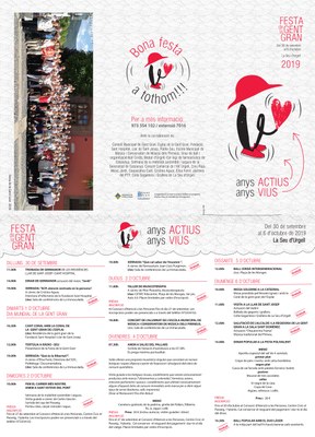 La gent gran de la Seu d’Urgell, a punt de celebrar la seva festa anual 