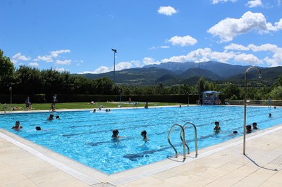 La piscina municipal de la Seu d’Urgell ampliarà el pròxim dilluns al 75% el seu aforament 