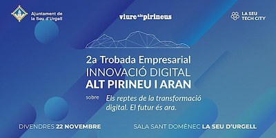 La Seu d’Urgell acollirà la 2a Trobada empresarial d’Innovació Digital de l’Alt Pirineu i Aran 