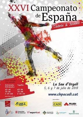 La Seu d’Urgell acull el Campionat d’Espanya de Patinatge Artístic cadet i juvenil amb la participació de 115 patinadors 
