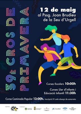La Seu d’Urgell celebra aquest diumenge el 39è Cros Escolar de Primavera 