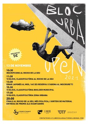 La Seu d’Urgell celebra el 1r Open Bloc Urbà d’escalada 