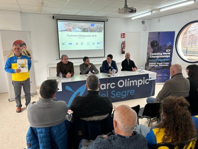 La Seu d’Urgell presenta el projecte “HUB Pyrenees Whitewater – Erasmus+”, futur centre de referència mundial en caiac d’aigües braves