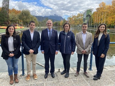 La Seu d’Urgell rep el conseller d’Unió Europea i Acció Exterior, Jaume Duch 