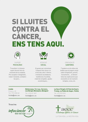 La Seu d’Urgell se suma al Dia Mundial Contra el Càncer il·luminant de verd Sant Domènec 
