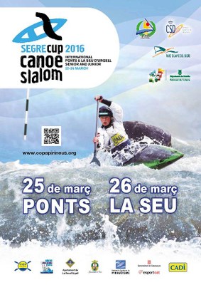La Seu d'Urgell acull la segona jornada de la Segre Cup Canoe Slalom 2016