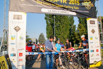 La Seu d'Urgell, arribada i sortida d'etapa de la Transpyr 